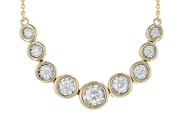 E208-61584: NECKLACE .50 TW
