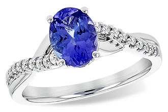 E208-61620: LDS RG 1.20 TANZANITE 1.35 TGW