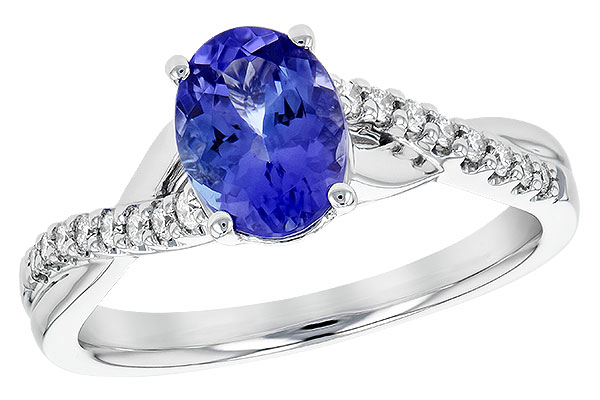 E208-61620: LDS RG 1.20 TANZANITE 1.35 TGW