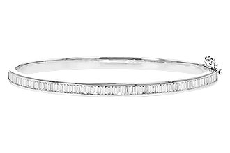 E292-19802: BANGLE 1.02 TW BAGUETTE DIAMONDS