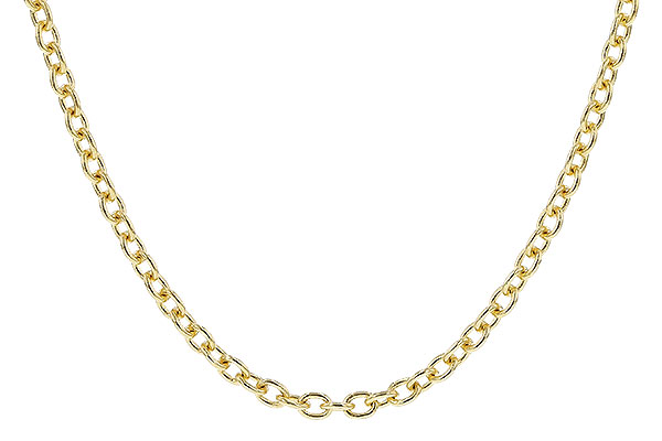 E292-25211: CABLE CHAIN (18IN, 1.3MM, 14KT, LOBSTER CLASP)