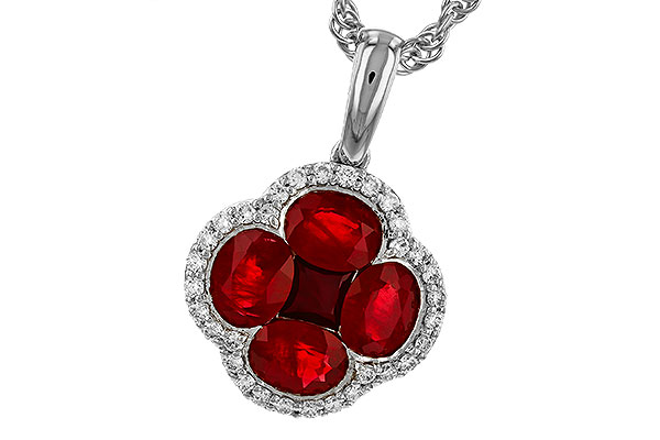E293-11547: NECKLACE 1.72 RUBY 1.87 TGW