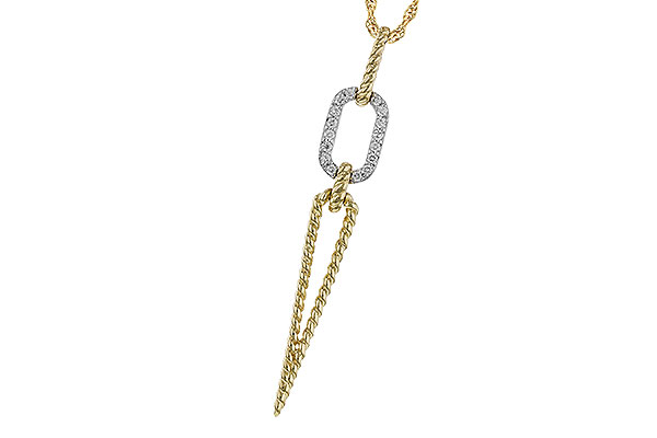 E293-11575: NECKLACE .14 TW