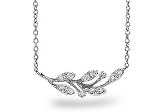 E293-12456: NECKLACE .32 TW (18")
