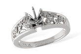 F024-03393: LDS SEMI DIA RG .04 TW