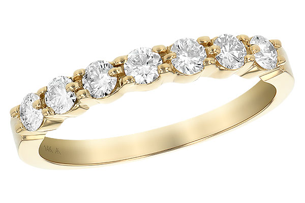 F111-33447: LDS DIA WED RG .50 TW (7 STONES)