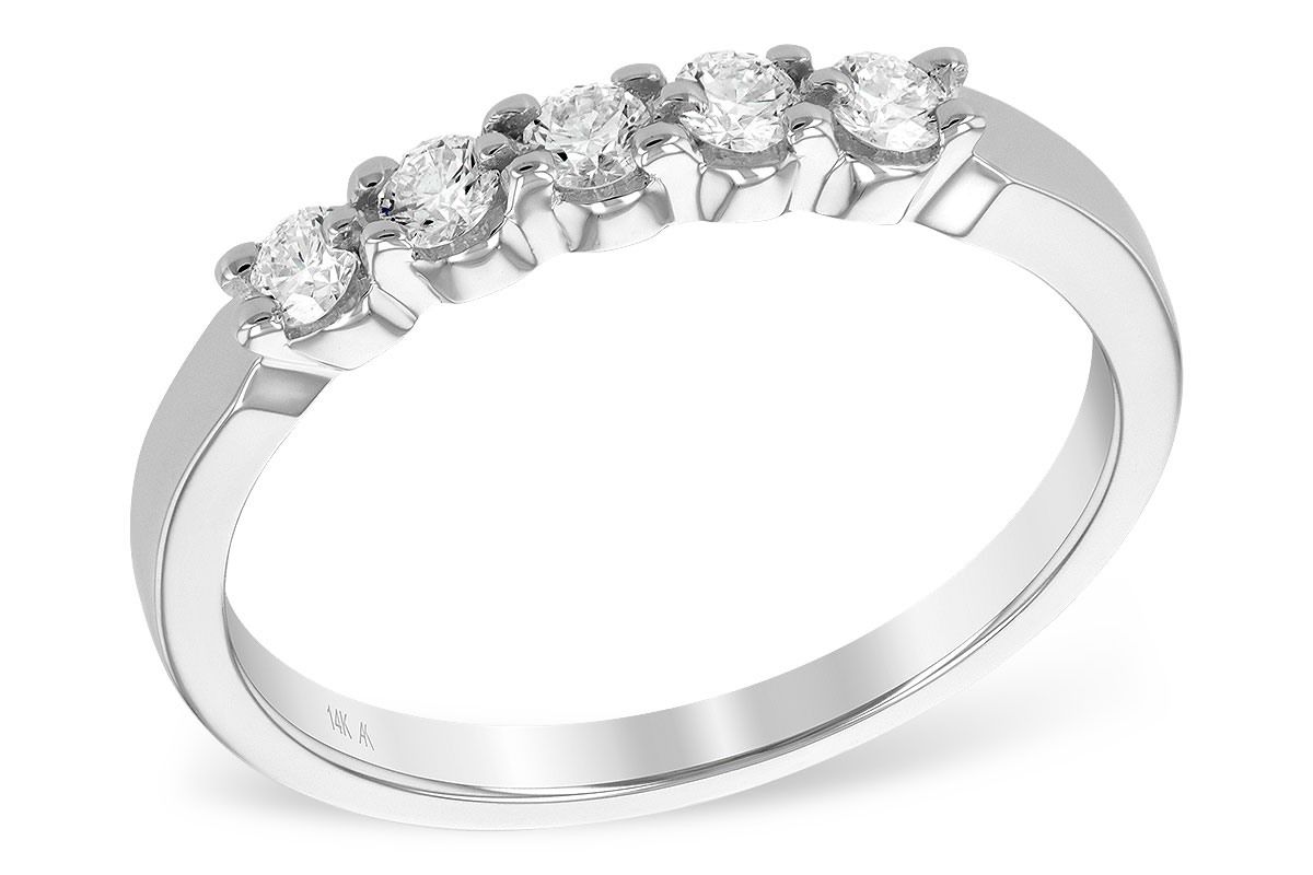 F204-04284: LDS DIA WED RG .25 TW (5 STONES)
