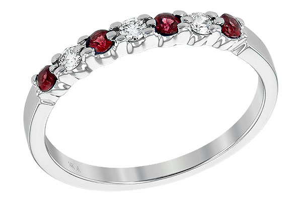 F204-07947: LDS WED RG .18 RUBY .28 TGW