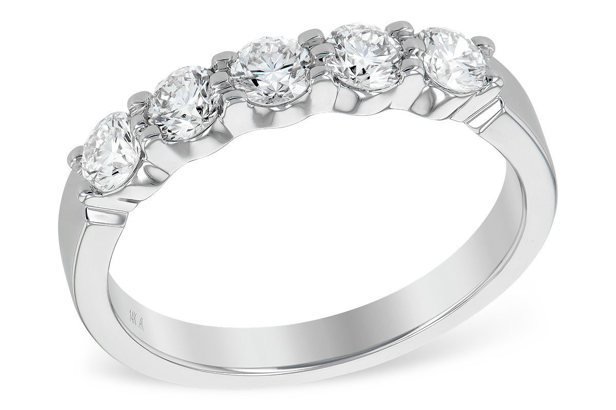 F204-98856: LDS DIA WED RG .75 TW (5 STONES)