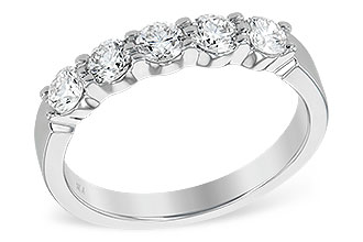F204-98856: LDS DIA WED RG .75 TW (5 STONES)
