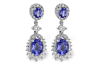 F208-60720: EARR 1.80 TW TANZANITE 2.33 TGW