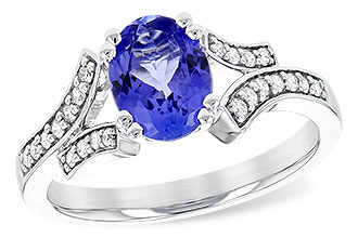 F208-61629: LDS RG 1.15 TANZANITE 1.30 TGW