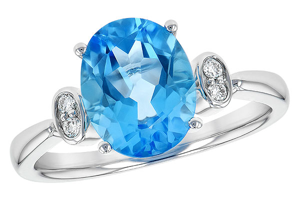 F208-62538: LDS RG 2.84 BLUE TOPAZ 2.90 TGW (10x8MM BT)