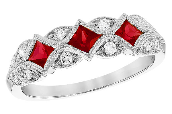 F291-30702: LDS WED RG .55 TW RUBY .70 TGW