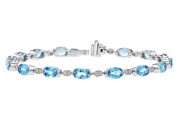 F292-18820: BRACELET 7.80 SWISS BLUE TOPAZ 7.96 TGW