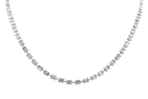 F292-22484: NECKLACE 2.02 TW BAGUETTE