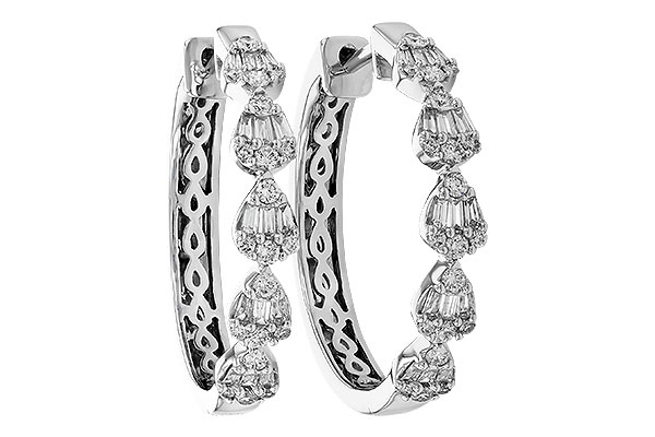 F292-25229: EARRINGS .20 BAG .47 TW