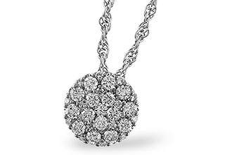 F293-12456: NECKLACE .25 TW