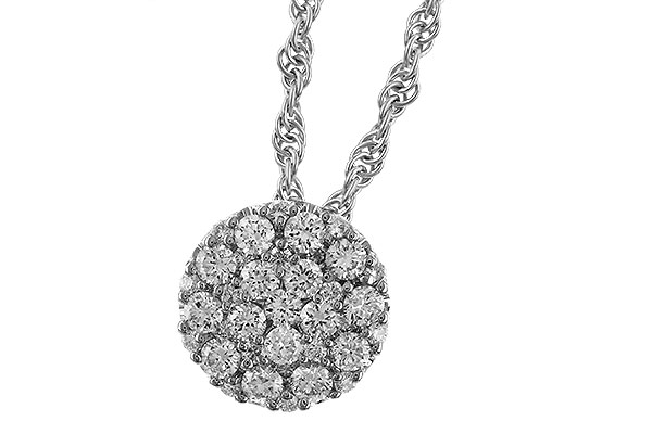 F293-12456: NECKLACE .25 TW