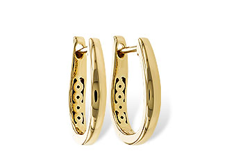 F293-15247: GOLD EARRINGS (15MM)