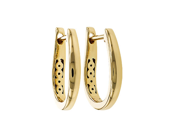 F293-15247: GOLD EARRINGS (15MM)