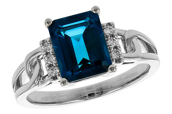 F293-16111: LDS RG 2.42 LONDON BLUE TOPAZ 2.50 TGW (9x7MM LBT)