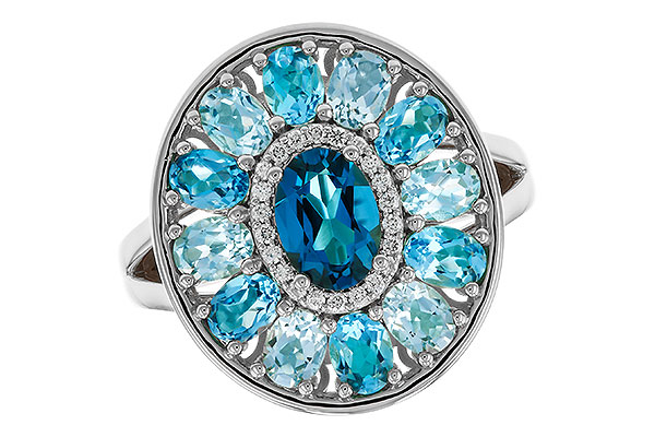 F293-16156: LDS RG 3.02 TW BLUE TOPAZ 3.10 TGW (7x5MM LBT CTR)