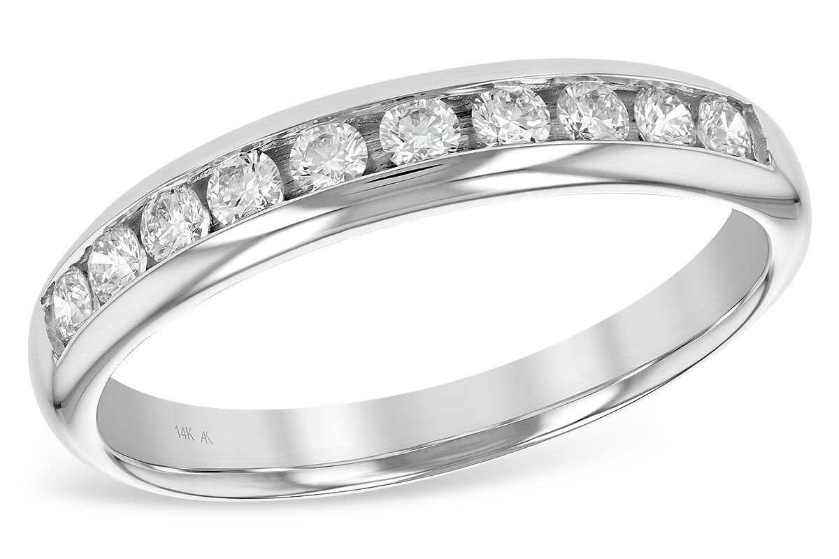 G111-33429: LDS WED RG .32 TW (10 STONES)