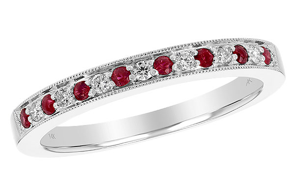 G202-24293: LDS WED RG .12 RUBY .21 TGW