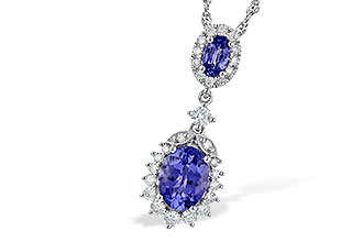 G208-60720: NECK 1.26 TW TANZANITE 1.60 TGW