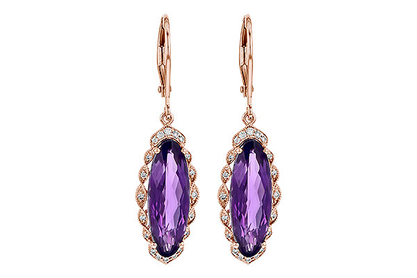 G208-62456: EARR 4.75 AMETHYST 4.90 TGW