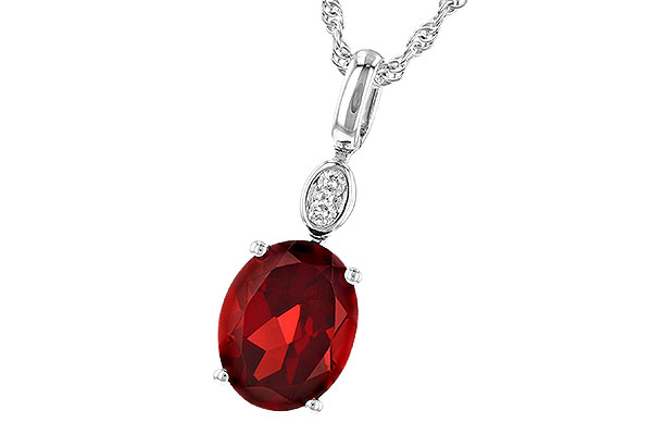 G208-62538: NECK 2.90 GARNET 2.93 TGW (10x8MM GAR)