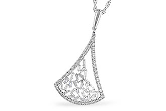 G291-33393: NECKLACE .50 TW