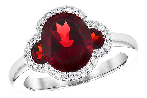 G291-34356: LDS RG 3.29 TW GARNET 3.45 TGW