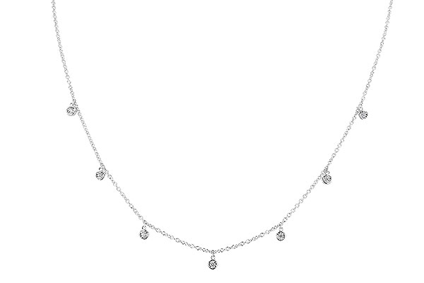 G292-19802: NECKLACE .12 TW (18")