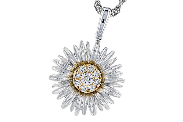 G292-21602: NECKLACE .10 TW