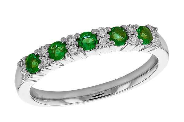 G292-26156: LDS WED RG .33 EMERALD .47 TGW