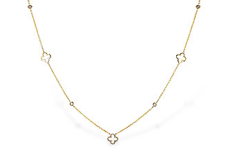 G293-11593: NECKLACE .20 TW (18")