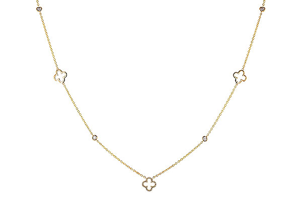G293-11593: NECKLACE .20 TW (18")