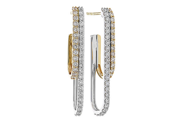 G293-12465: EARRING .98 TW