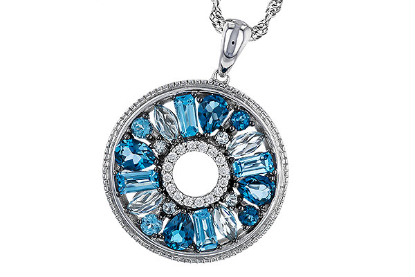 G293-13393: NECKLACE 1.67 BLUE TOPAZ 1.72 TGW
