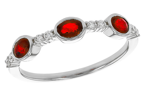 G293-17911: LDS WED RG .66 TW RUBY .78 TGW
