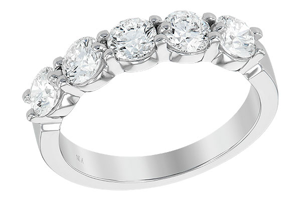 H204-07047: LDS DIA WED RG 1.50 TW (5 STONES)