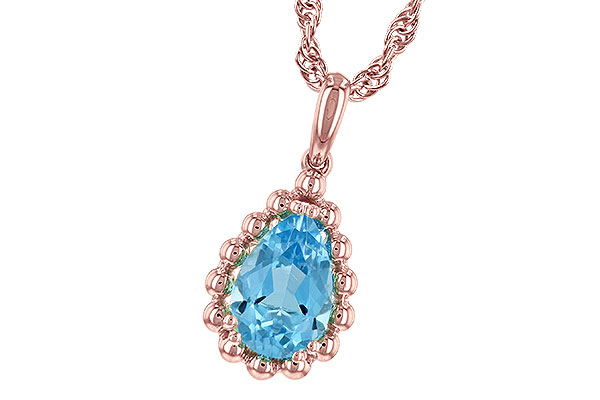 H207-67983: NECKLACE 1.55 CT BLUE TOPAZ