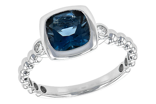 H207-71547: LDS RG 1.58 LONDON BLUE TOPAZ 1.66 TGW