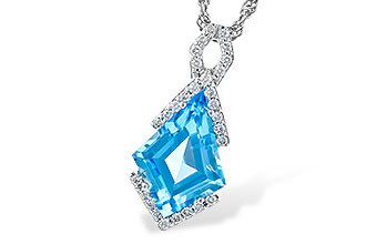 H291-29729: NECK 2.40 BLUE TOPAZ 2.53 TGW