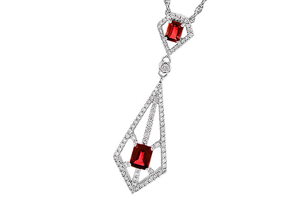 H291-31602: NECK .63 TW RUBY .93 TGW