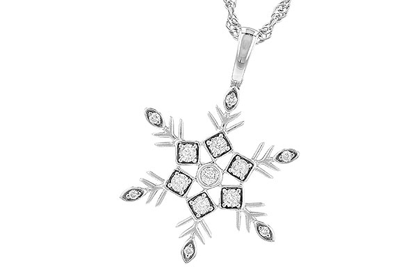 H291-36174: NECKLACE .07 TW