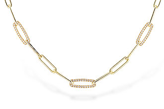 H292-18902: NECKLACE .75 TW (17 INCHES)