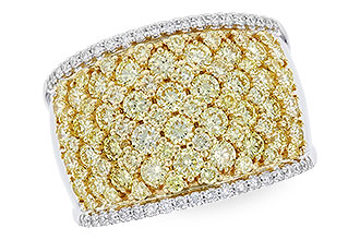 H292-21583: LDS DIA WED RG 2.19 YELLOW DIAS 2.37 TW